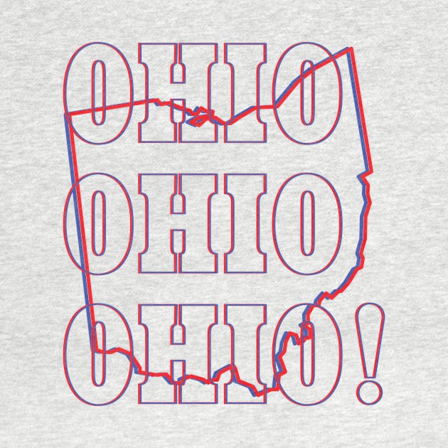 Ohio State Map & Label by Ignition